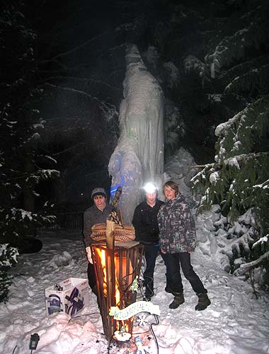 Beschneiung Eisbahn