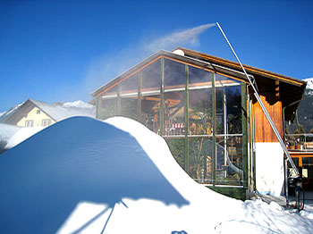 Schnee von einer "Polar"