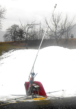 Schneekanone Arktis